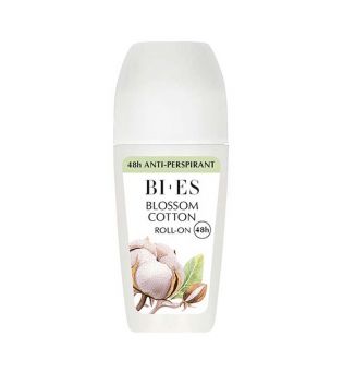 BI·ES - Desodorante antitranspirante roll on para mujer - Blossom Cotton