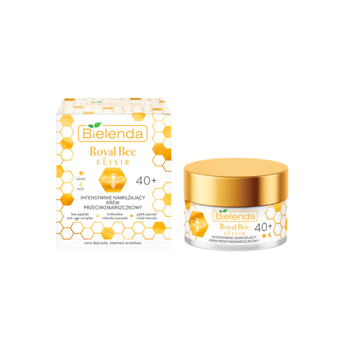 Bielenda - Crema antiarrugas Royal Bee Elixir hidratante intensiva día y noche