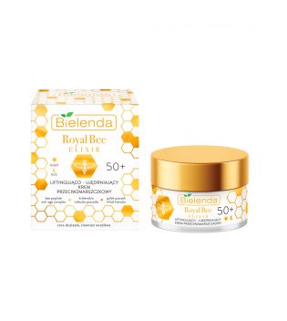 Bielenda - Crema antiarrugas Royal Bee Elixir lifting y reafirmante día y noche