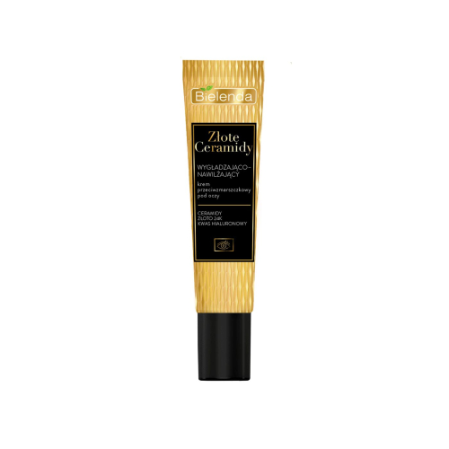 Bielenda - *Golden Ceramides* - Contorno de ojos antiarrugas alisadora e hidratante