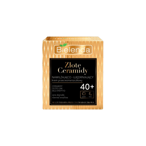 Bielenda - *Golden Ceramides* - Crema facial antiarrugas hidratante y reafirmante - Mayores de 40 años