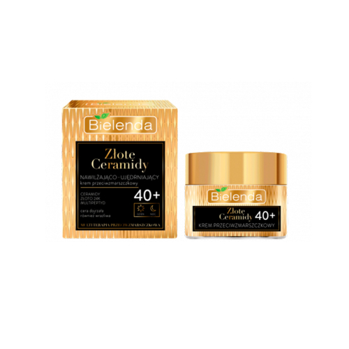 Bielenda - *Golden Ceramides* - Crema facial antiarrugas hidratante y reafirmante - Mayores de 40 años