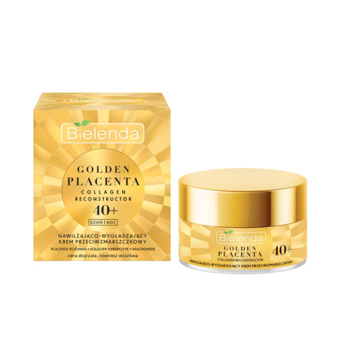Bielenda - *Golden Placenta* - Crema antiarrugas hidratante y alisadora 40+
