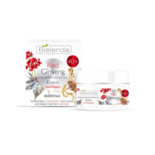 Bielenda - *Red Ginseng* - Crema hidratante antiarrugas 40+