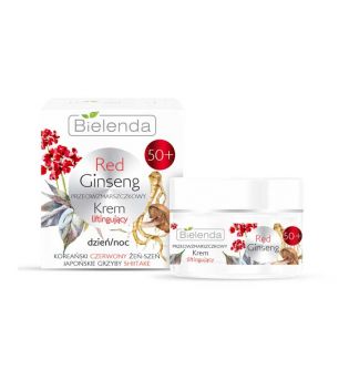 Bielenda - *Red Ginseng* - Crema hidratante antiarrugas 50+
