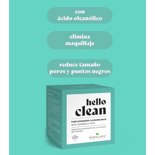 Biobalance - *Hello Clean* - Bálsamo limpiador - Ácido Oleanólico