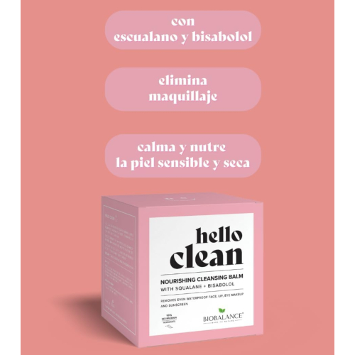 Biobalance - *Hello Clean* - Bálsamo limpiador - Esqualano + Bisabolol