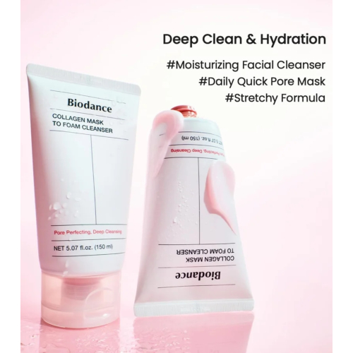 Biodance - Limpiador facial Collagen Mask to Foam