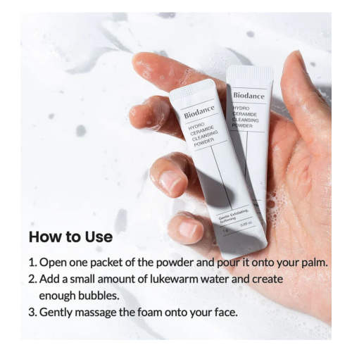 Biodance - Limpiador facial en polvo Hydro Ceramide