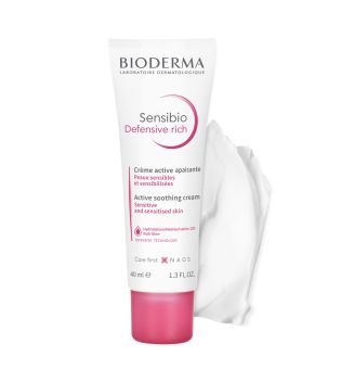 Bioderma - Crema calmante y nutritiva Sensibio Defensive Rich - Pieles sensibles