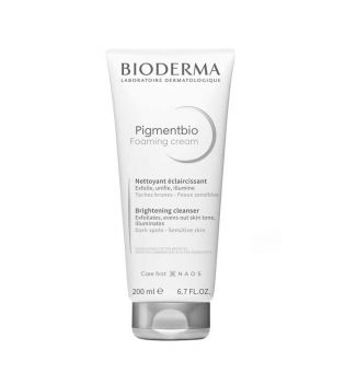 Bioderma - Limpiador exfoliante e iluminador Pigmentbio Foaming Cream - Pieles sensibles con manchas e hiperpigmentación