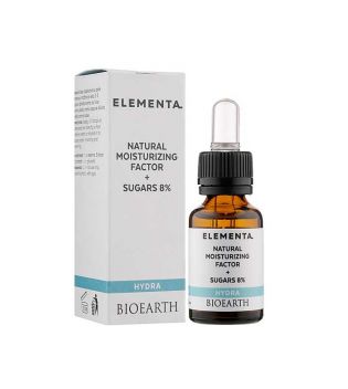 Bioearth - Sérum facial concentrado 8% factor hidratante natural + azúcar