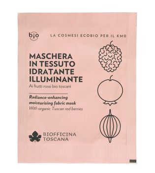 Biofficina Toscana - Mascarilla en tejido hidratante y luminosa