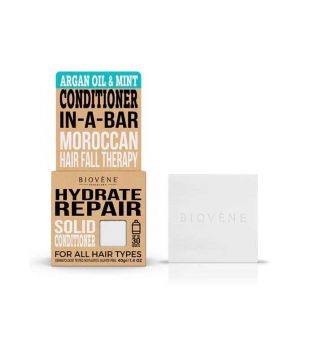Biovène - Acondicionador sólido hidrata y repara - Argan Oil & Mint