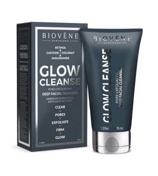 Biovène - Limpiador exfoliante de poros para rostro Glow Cleanse