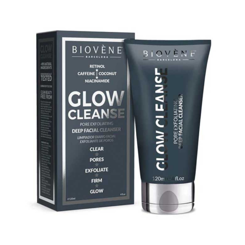 Biovène - Limpiador exfoliante de poros para rostro Glow Cleanse