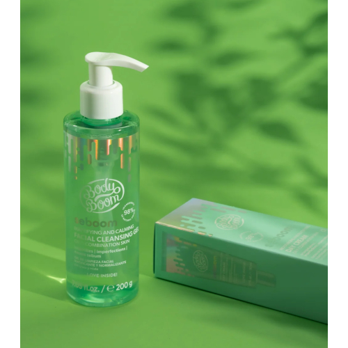 Bodyboom - *Seboom* - Gel limpiador matificante Betaina + Ácido salicílico - Piel mixta y grasa