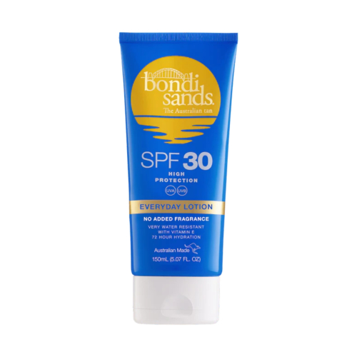 Bondi Sands - Loción protectora solar Body Sunscreen Everyday Lotion 30+ Fragance Free