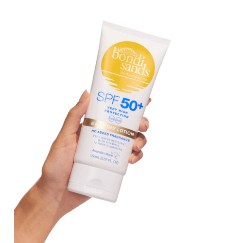 Bondi Sands - Loción protectora solar Body Sunscreen Lotion 50+ Fragance Free