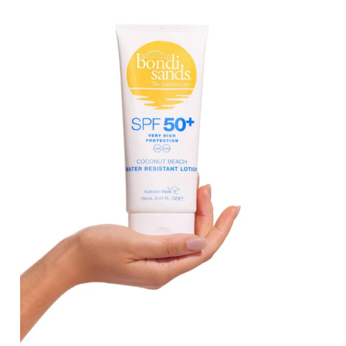 Bondi Sands - Loción protectora solar Body Sunscreen Lotion SPF50+ Coconut Beach