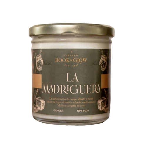 Book and Glow - *Mundos Extraordinarios* - Vela de soja vegana - La Madriguera