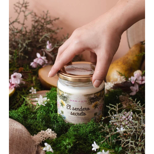 Book and Glow - *Perfect Moments* - Vela de soja - El sendero secreto