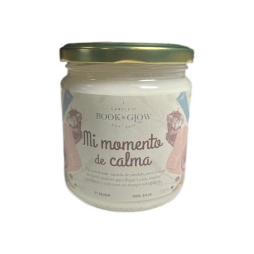 Book and Glow - *Perfect Moments* - Vela de soja - Mi momento de calma