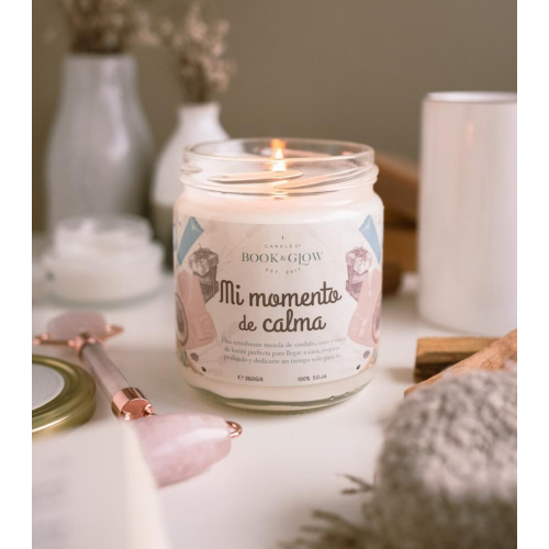 Book and Glow - *Perfect Moments* - Vela de soja - Mi momento de calma