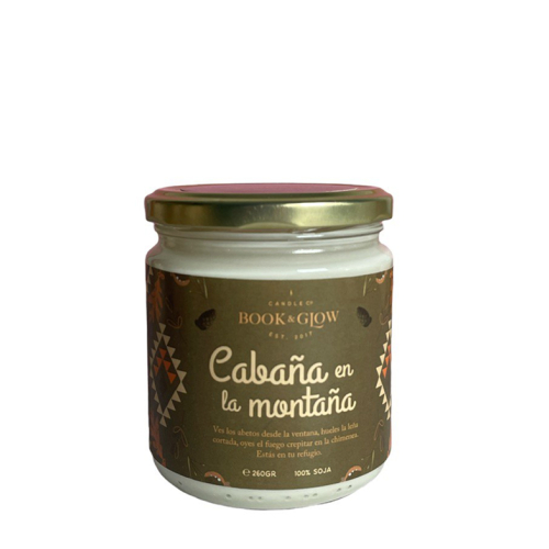 Book and Glow - *Perfect Moments* - Vela de soja - Cabaña en la montaña