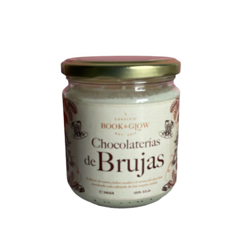 Book and Glow - *Wanderlust* - Vela de soja - Chocolaterías de Brujas