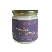 Book and Glow - *Perfect Moments* - Vela de soja vegana - Cuentos para dormir