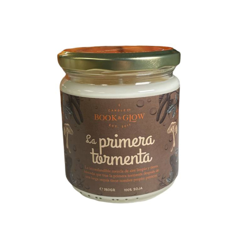Book and Glow - *Perfect Moments* - Vela de soja - La primera tormenta