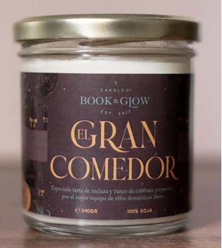 Book and Glow - *Mundos Extraordinarios* - Vela de soja - El Gran Comedor