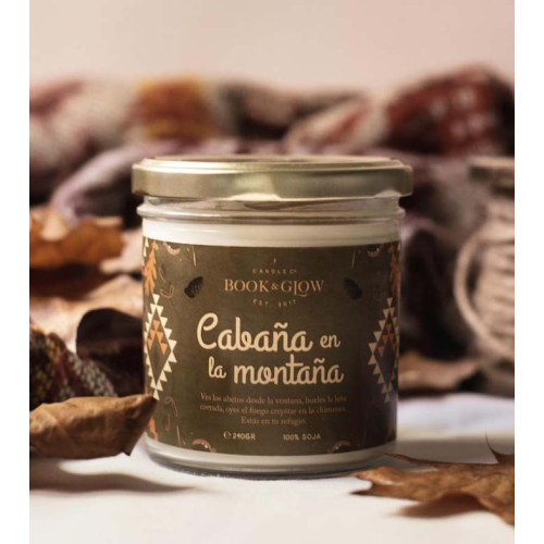 Book and Glow - *Perfect Moments* - Vela de soja - Cabaña en la montaña
