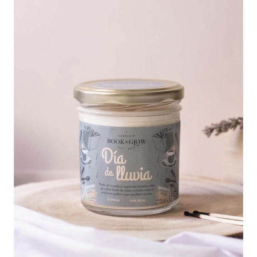 Book and Glow - *Perfect Moments* - Vela de soja - Día de lluvia