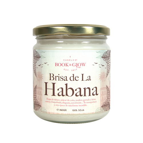 Book and Glow - *Wanderlust* - Vela de soja - Brisa de La Habana