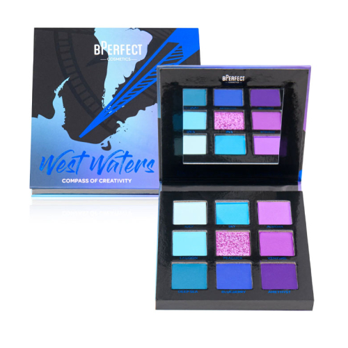 BPerfect - *Compass of Creativity* - Paleta de sombras West Waters