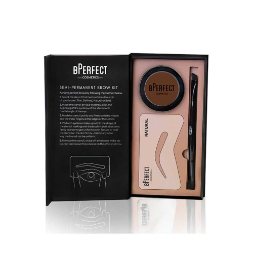 BPerfect - Kit para cejas Semi-Permanent Brow Kit - Brown