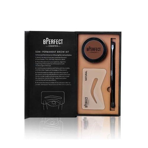 BPerfect - Kit para cejas Semi-Permanent Brow Kit - Irid Brown