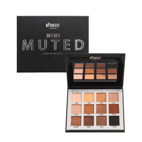BPerfect - Paleta de sombras Muted Mini