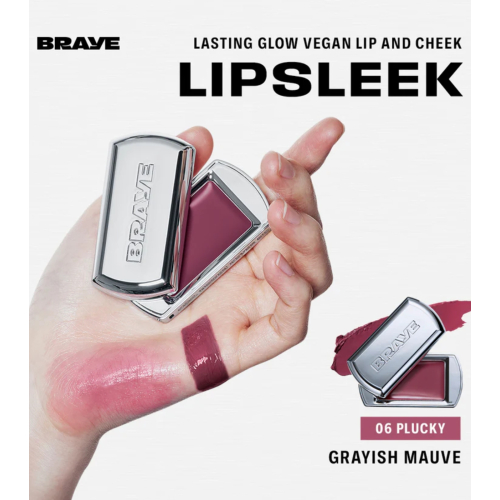 Braye - Bálsamo para labios y mejillas Lipsleek - 06: Plucky