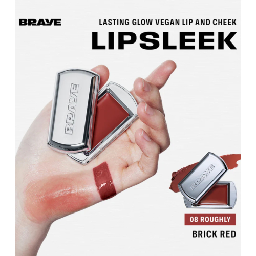 Braye - Bálsamo para labios y mejillas Lipsleek - 08: Roughly