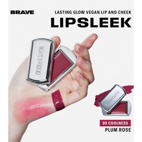Braye - Bálsamo para labios y mejillas Lipsleek - 09: Coolness