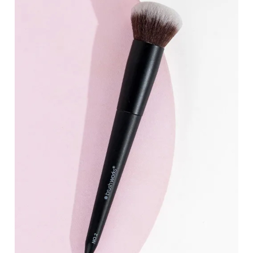 Brushworks - Brocha para base de maquillaje - Nº 2