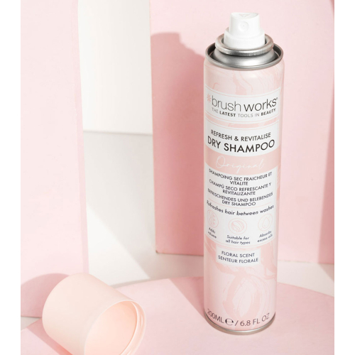 Brushworks - Champú seco refrescante y revitalizante - Aroma floral