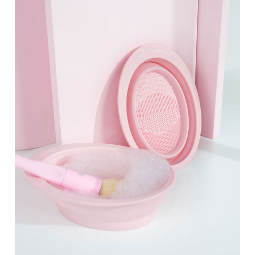 Brushworks - Limpiador de brochas Cleaning Bowl