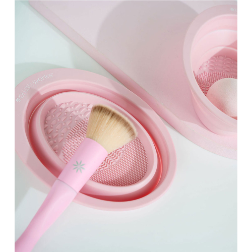 Brushworks - Limpiador de brochas Cleaning Bowl