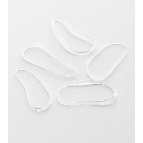 Brushworks - Pack de gomillas elásticas transparentes