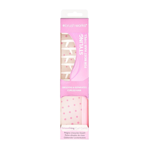 Brushworks - Peine para pelo rizado Smoothing Curl Combo