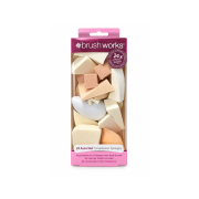 Brushworks - Set de 24 esponjas de maquillaje